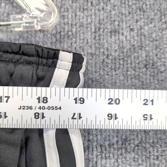 Adidas Men's Track Pants Black XL Drawstring Waistband Side Pocket Polyester - Picture 15 of 16